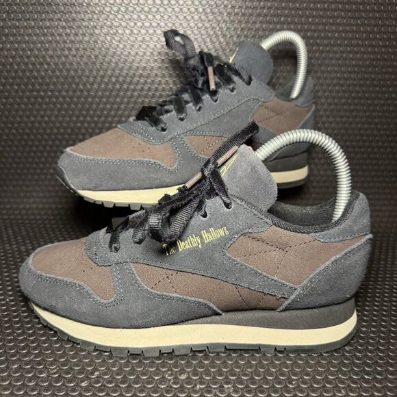 Reebok Harry Potter x Classic Leather Deathly Hallow Comfort Shoes Women’s 5 - Picture 1 of 8
